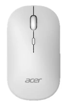 Acer Mouse wireless dual mode 2.4GHz and BT5.2, 4 buttons, AMR130, White — mysz