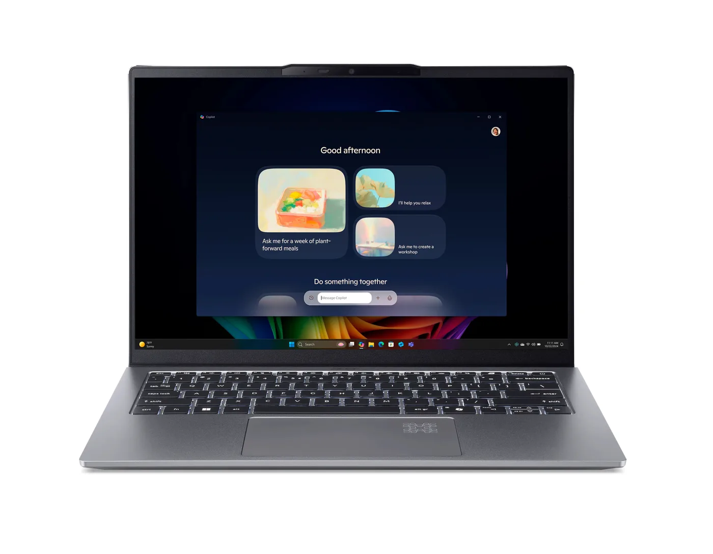 Acer SFG14-64 14 WUXGA OLED Adobe&DCI-P3 100% / AMD Ryzen™ AI 5 340 / UMA / 32 GB LPDDR5X Memory + - / 1024GB PCIe NVMe SSD / WIFI 7 2x2 B — laptop