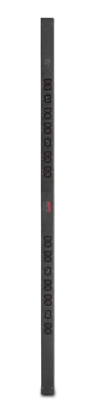 APC Rack PDU,Basic,ZeroU,16A,230V,(20)C13 & (4)C19; IEC309, 10 ft Cord