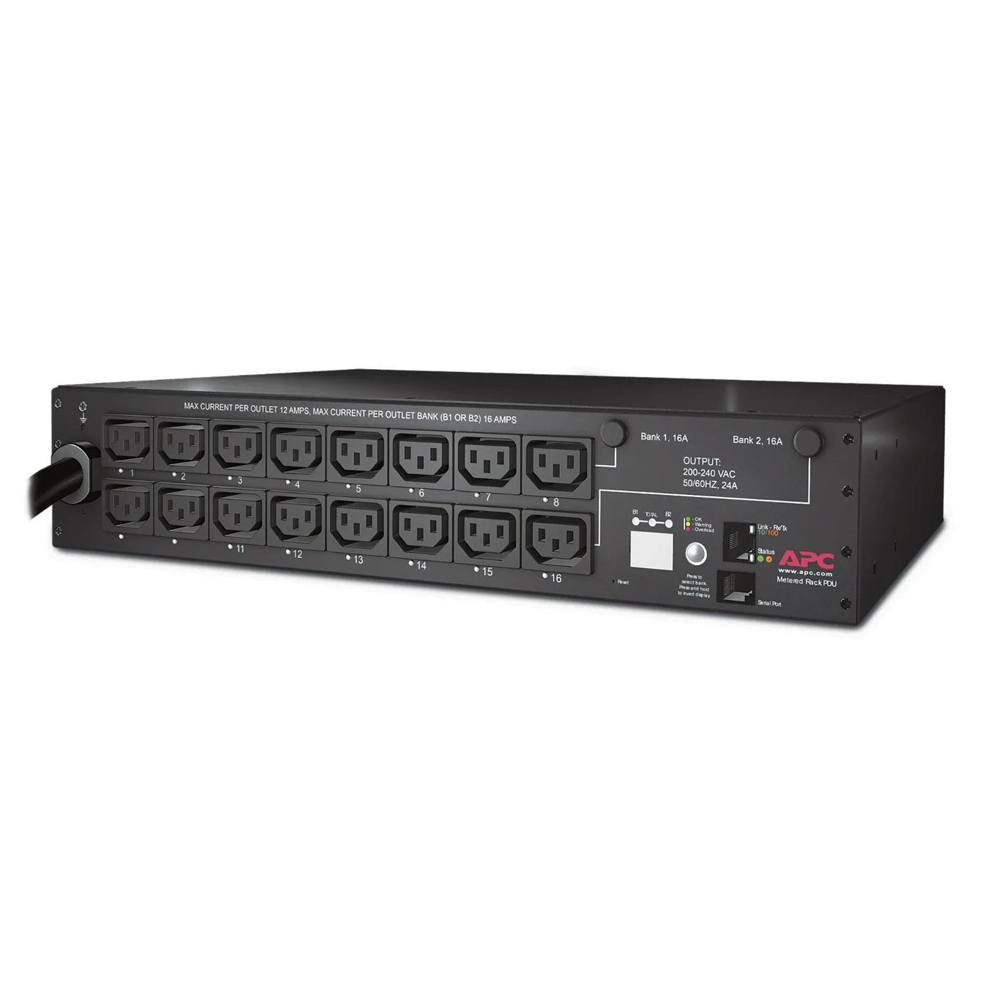 APC RACK PDU, SWITCHED, 2U, 30A, 208V, (16)C13