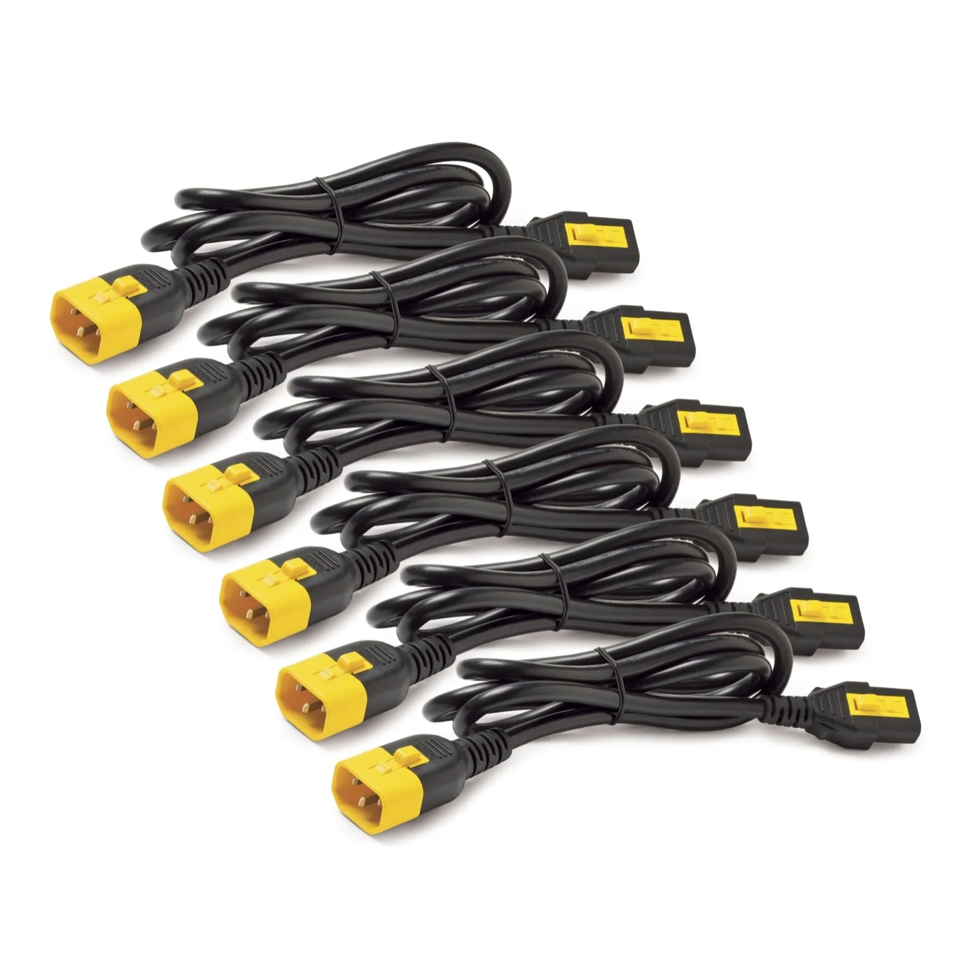 APC Power Cord Kit (6 ea), Locking, C13 to C14, 1.8m, Blue — kabel zasilający