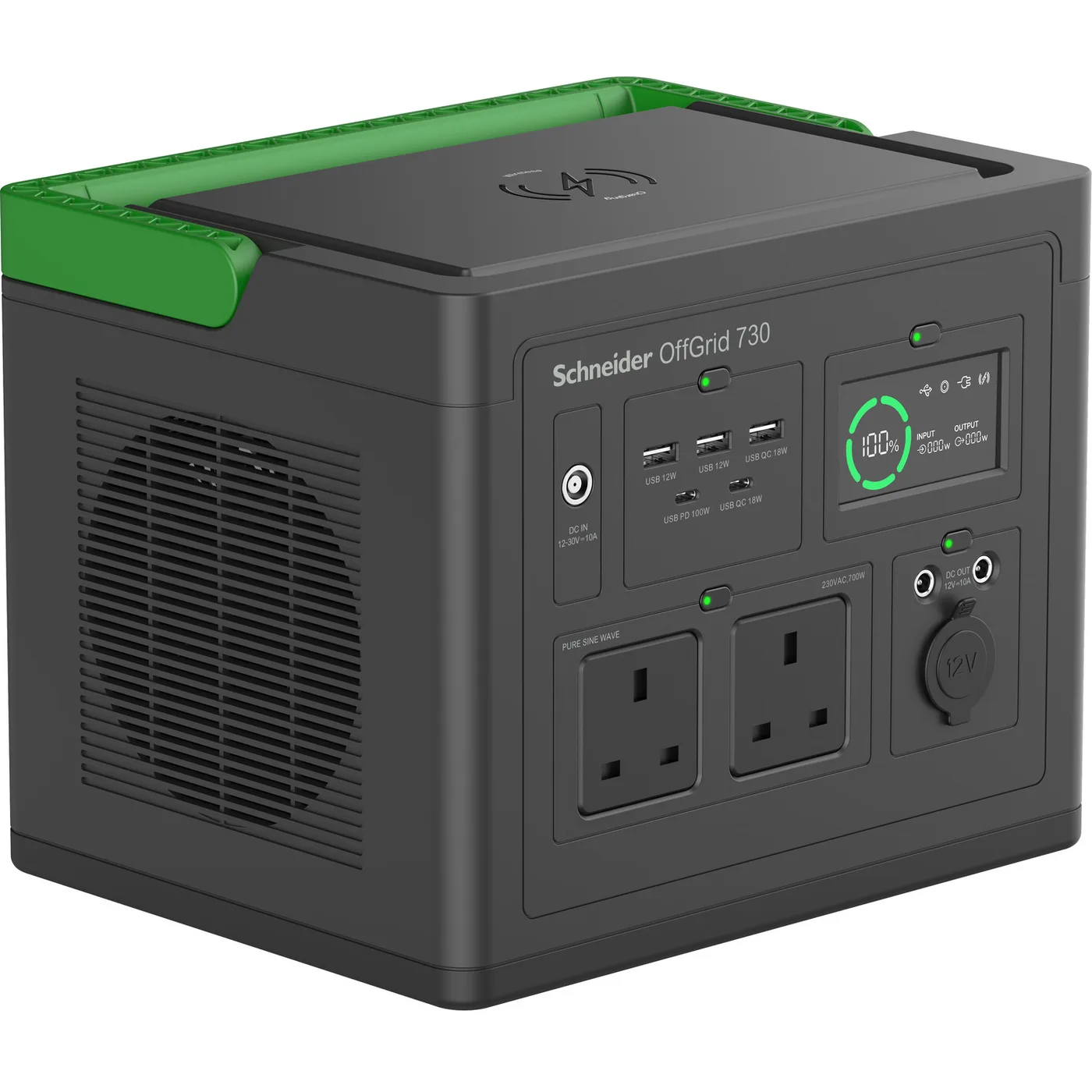APC SCHNEIDER OFFGRID PORTABLE PWR/STATION 730 738WH LI-ION 2 UK SW — zasilacz awaryjny UPS