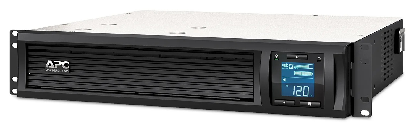APC Smart-UPS C 1000VA LCD RM 2U 230V with SmartConnect — zasilacz awaryjny UPS 600 Watt