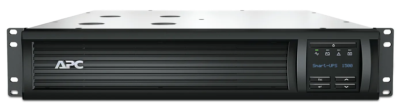 APC Smart-UPS 1500VA LCD RM 2U 230V with Network Card — zasilacz awaryjny UPS 1000 Watt