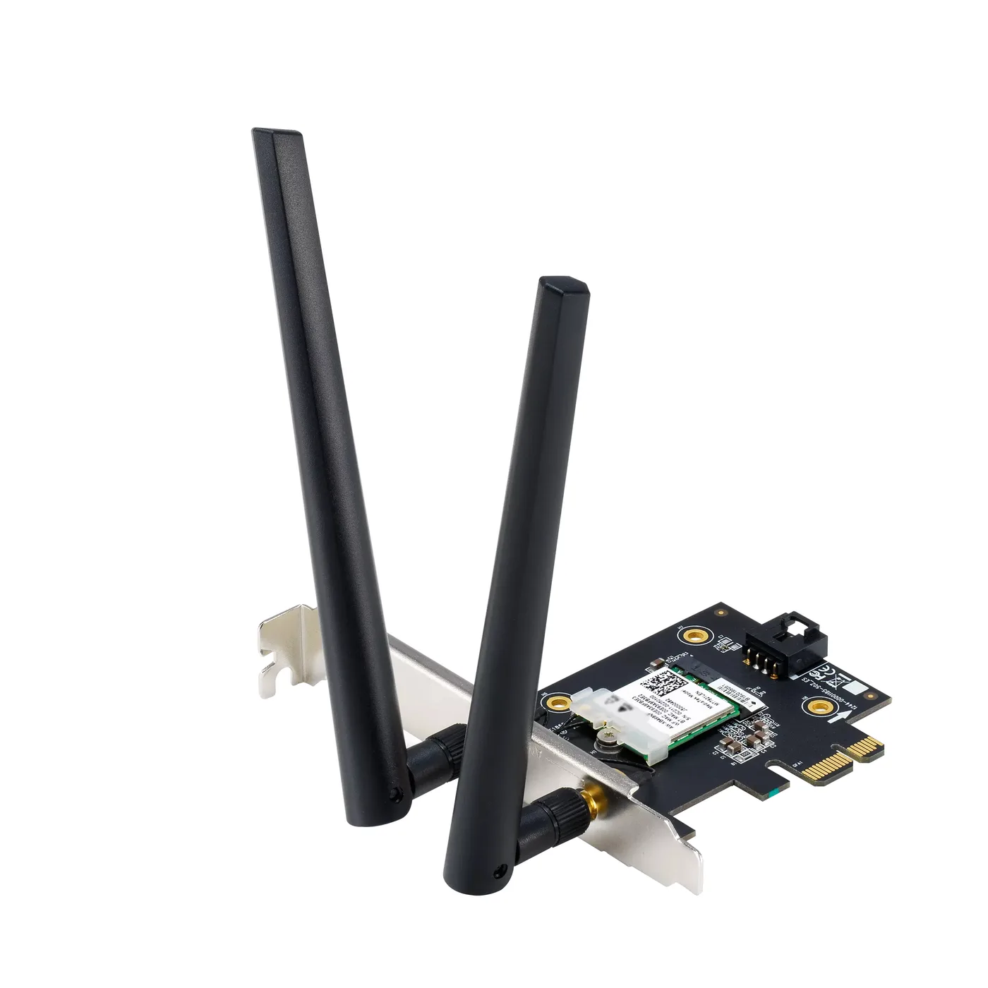 ASUS PCE-AXE5400 AXE5400 Tri Band PCI-E WiFi 6E (802.11ax). Bluetooth 5.2, WPA3 network security, OFDMA and MU-MIMO — karta sieciowa