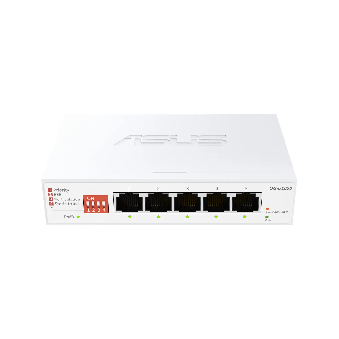 ASUS QG-U1050 5-Port 2.5G Unmanaged Switch — przełącznik LAN niezarządzalny 5 portów