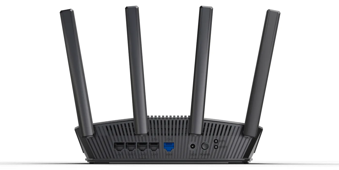 ASUS RT-BE59 Dual-band WiFi 7 (802.11be) Smart AiMesh Extendable Router, 5000 Mbps, 2.5G WAN and LAN port — router bezprzewodowy