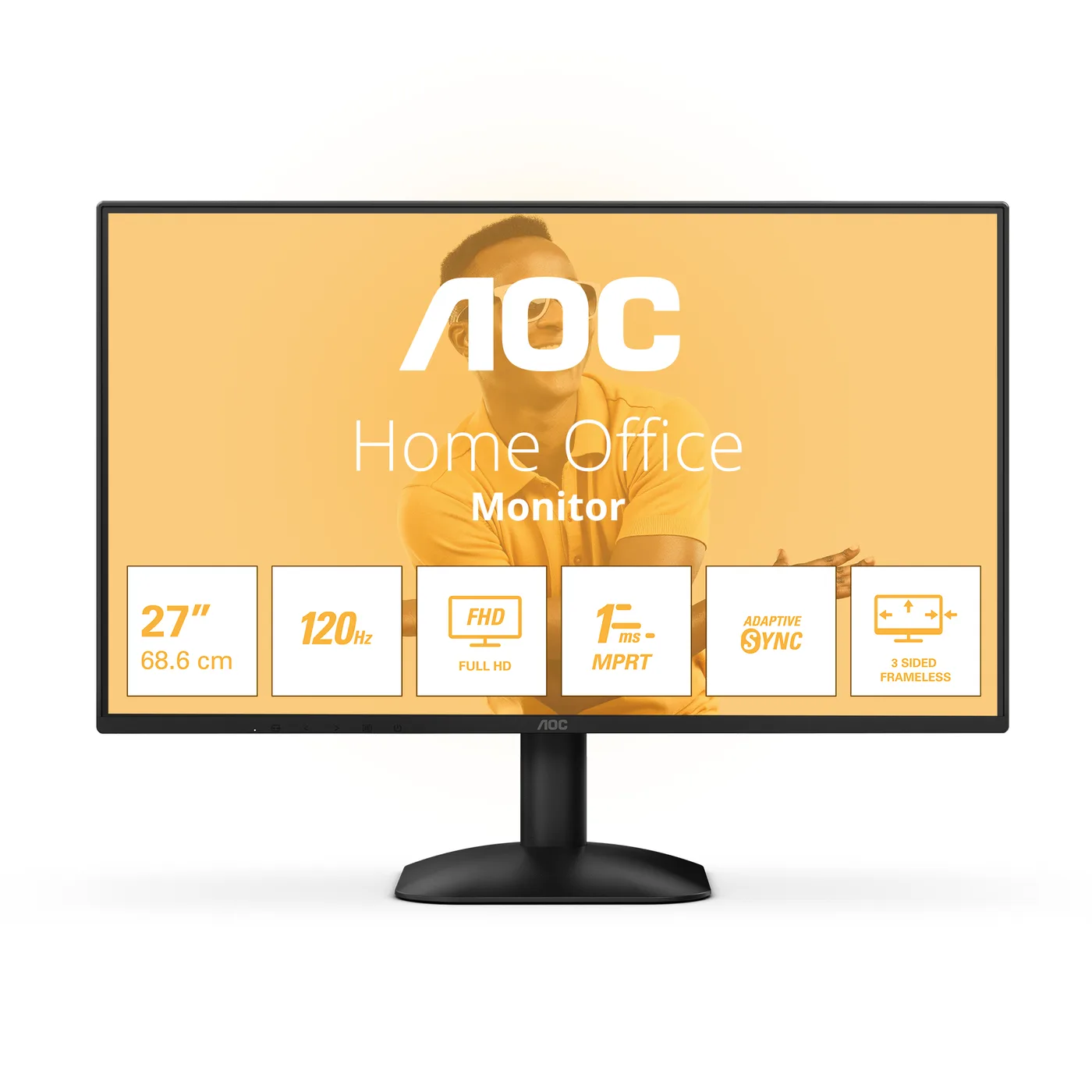 AOC 27B31H - 27-IN FULL HD MONITOR/SYNCHRONIZATION 16:9 4MS 1920X10 — monitor LCD 27" IPS
