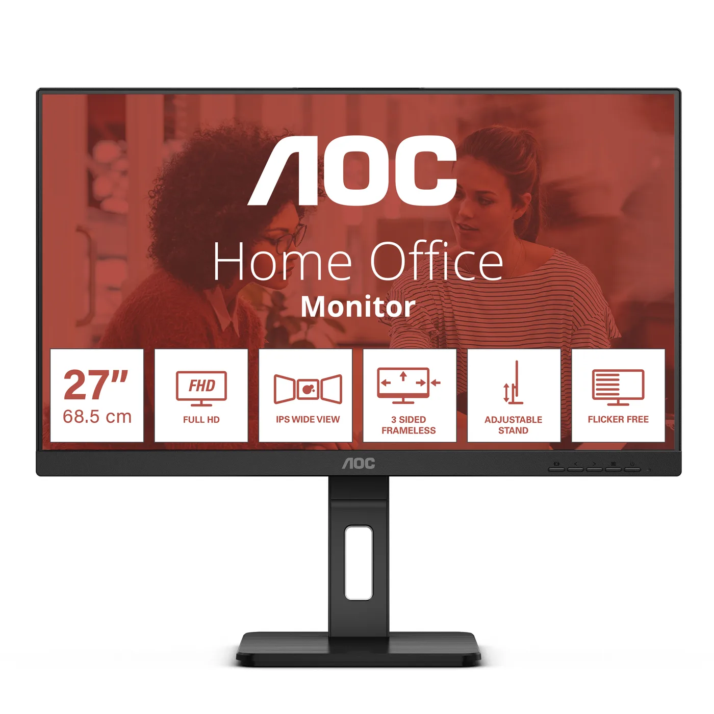 AOC 27E3QAF 27IN WLED 16:9/1920X1080 4MS 3000:1 HDMI — monitor LCD 27" IPS Full HD