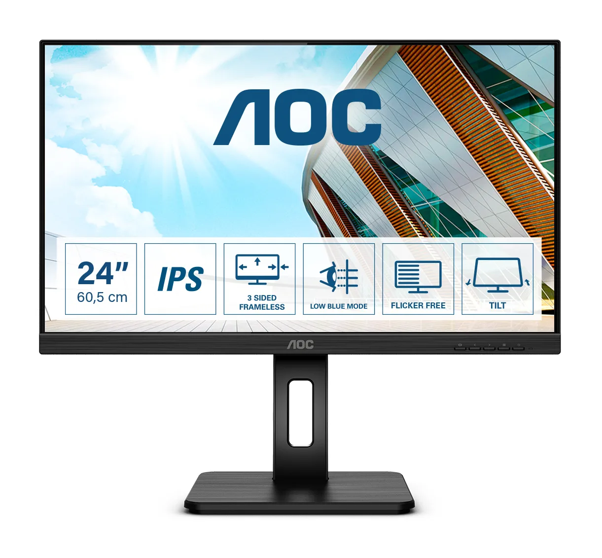 AOC Q24P2Q 60.45CM 23.8IN IPS/2560X1440 16:9 — monitor LCD 23,8" QHD