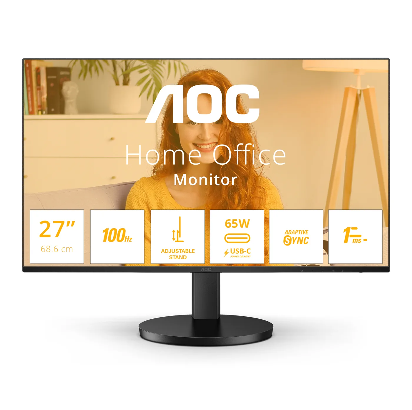 AOC Q27B3CF2 - 27 ZOLL QHD MONI/HHENVERSTELLBAR (2560X1440 100HZ — monitor LCD 27" IPS