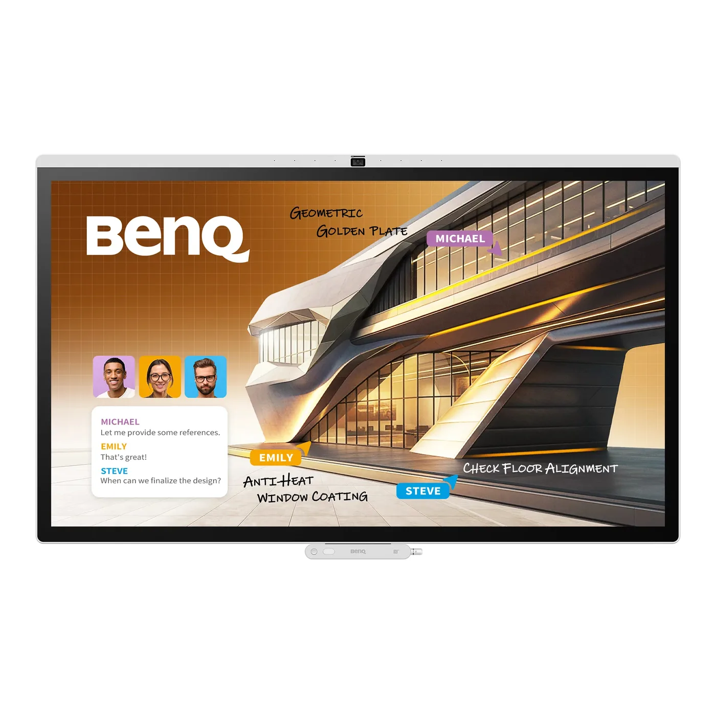 BenQ CP5505 55IN DLED TOUCH/CP 3840X2160 450CD 1200:1 — monitor LCD 55" ADS 4K UHD