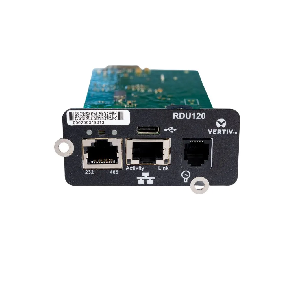 Vertiv KIT RDU120 COMMUNICATION CARD — karta sieciowa