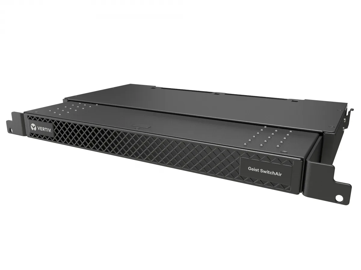 Vertiv SWITCHAIR PASSIVE REAR IN-FRONT/EXH 1U — przełącznik LAN zarządzalny