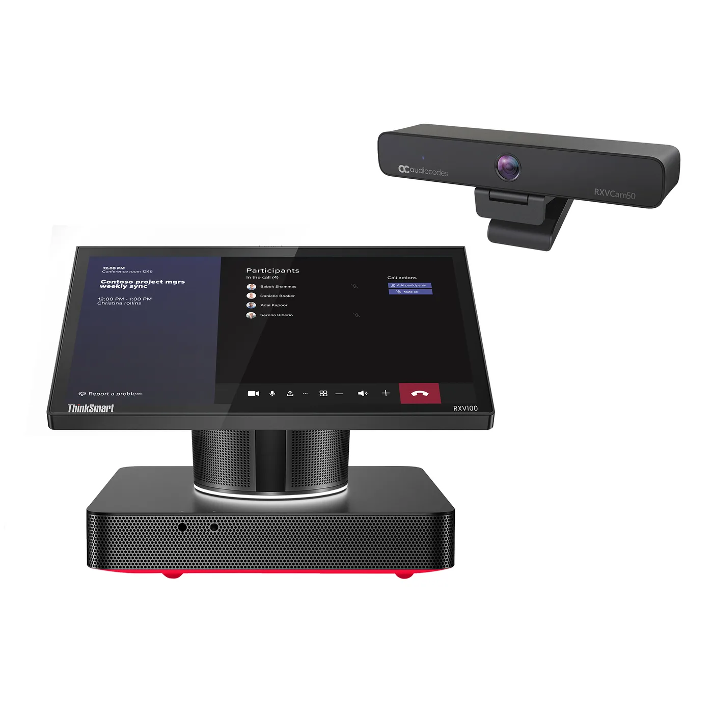 Audiocodes RXV100 for Microsoft Teams room, midsize meeting room Bundle 20