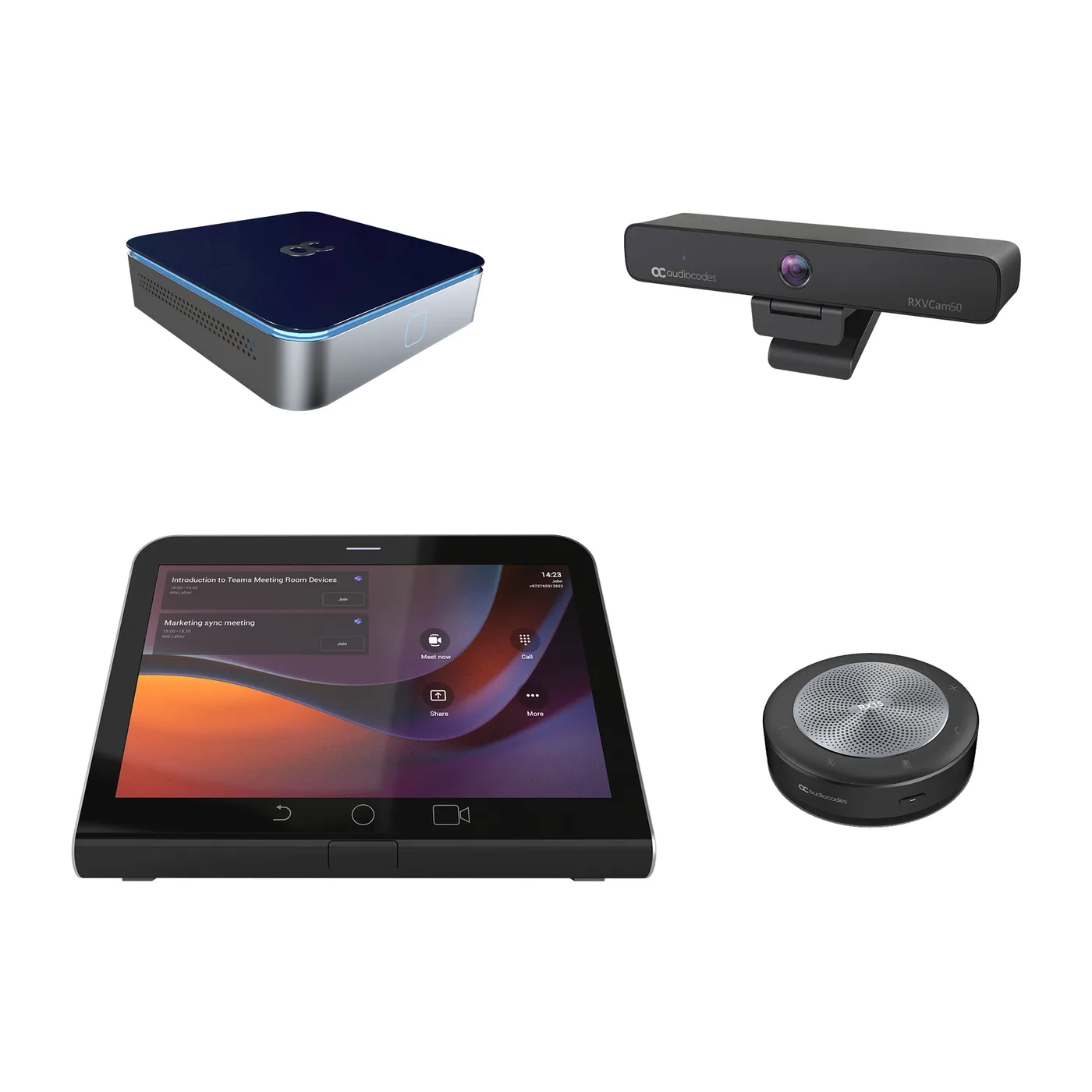 Audiocodes RXV200 for Microsoft Teams room, small to mid size meeting room Bundle 20