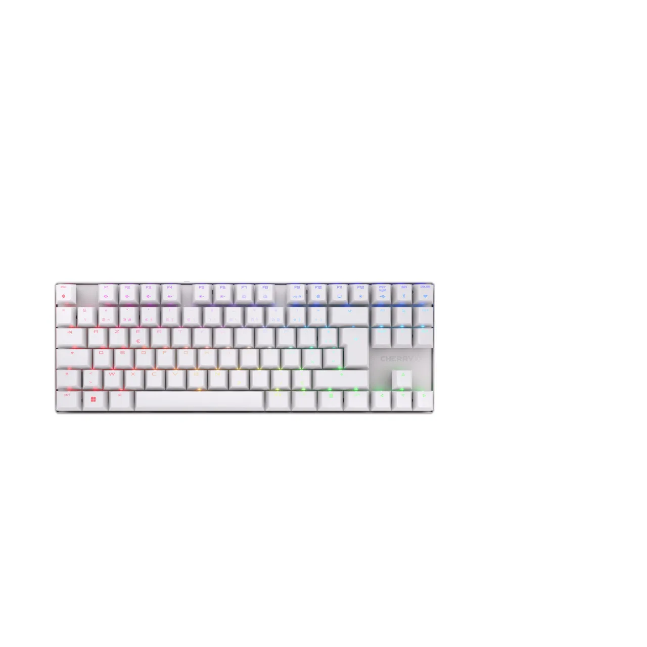 CHERRY MX 8.2 TKL WIRELESS BT/FRANCE WHITE — klawiatura