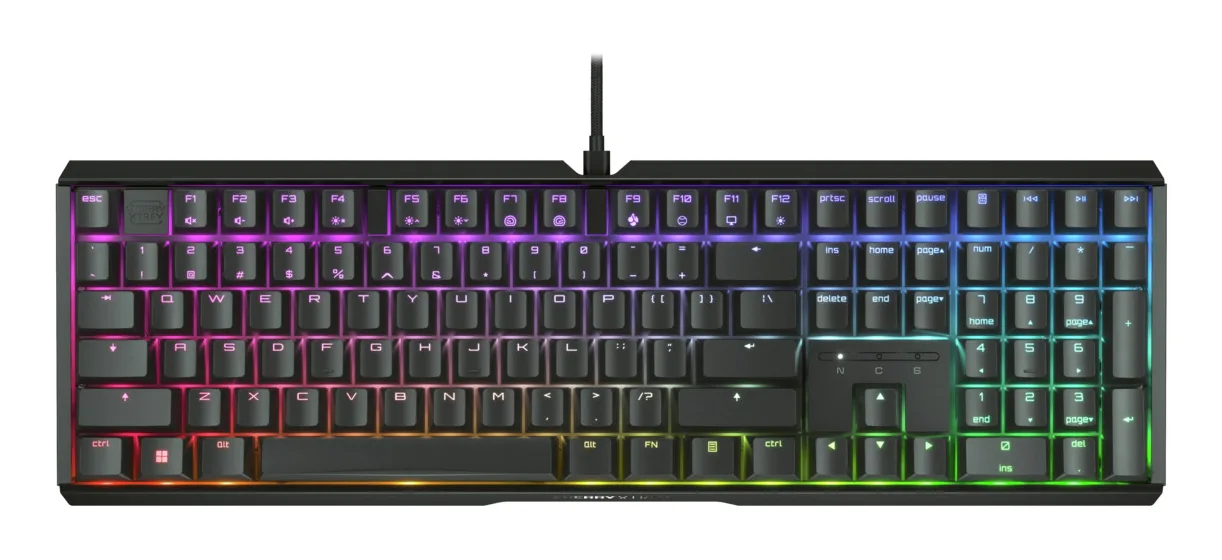 CHERRY MX 3.1 RGB BLACK/KEYBOARD CORDED MECHANICAL MX2A — klawiatura