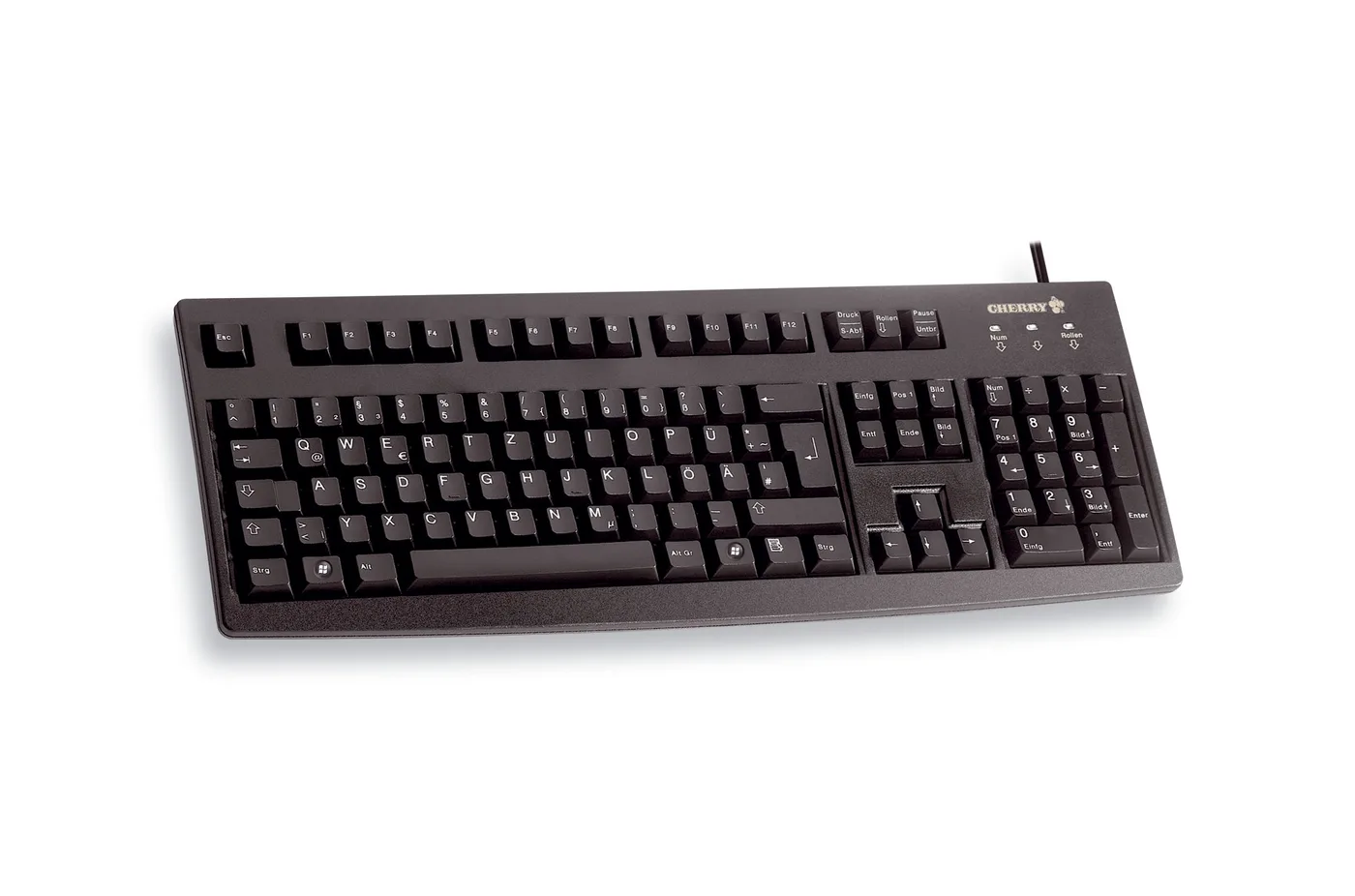 Cherry KEYBOARD USB W95 GER NTK -/TECHNOLOGIE BLACK — klawiatura