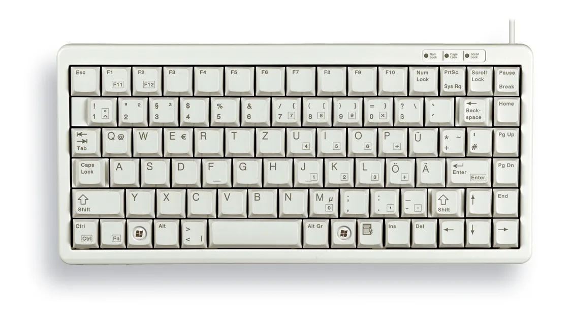 CHERRY G84-4100 COMPACT/KEYBOARD UK-ENGLISH — klawiatura