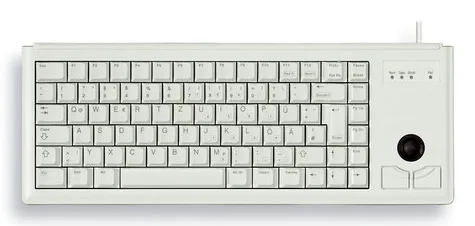 Cherry KEYBOARD USB GER MX-GOLD/SLIMLINE LIGHT GREY W/ TRACKBALL — klawiatura