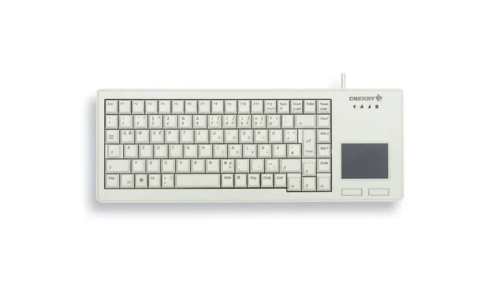 Cherry XS TOUCHPAD KEYBOARD LIGHT GREY/USB — klawiatura