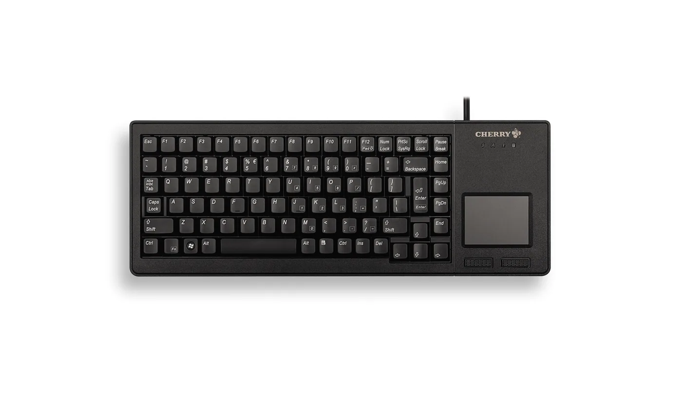 Cherry XS TOUCHPAD KEYBOARD USB UK/BLACK — klawiatura