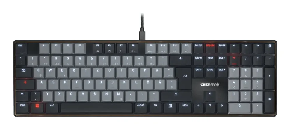 CHERRY KC 500 MX LP KEYBOARD/CORDED MECHANICAL MXLP 2.0 IVORY — klawiatura