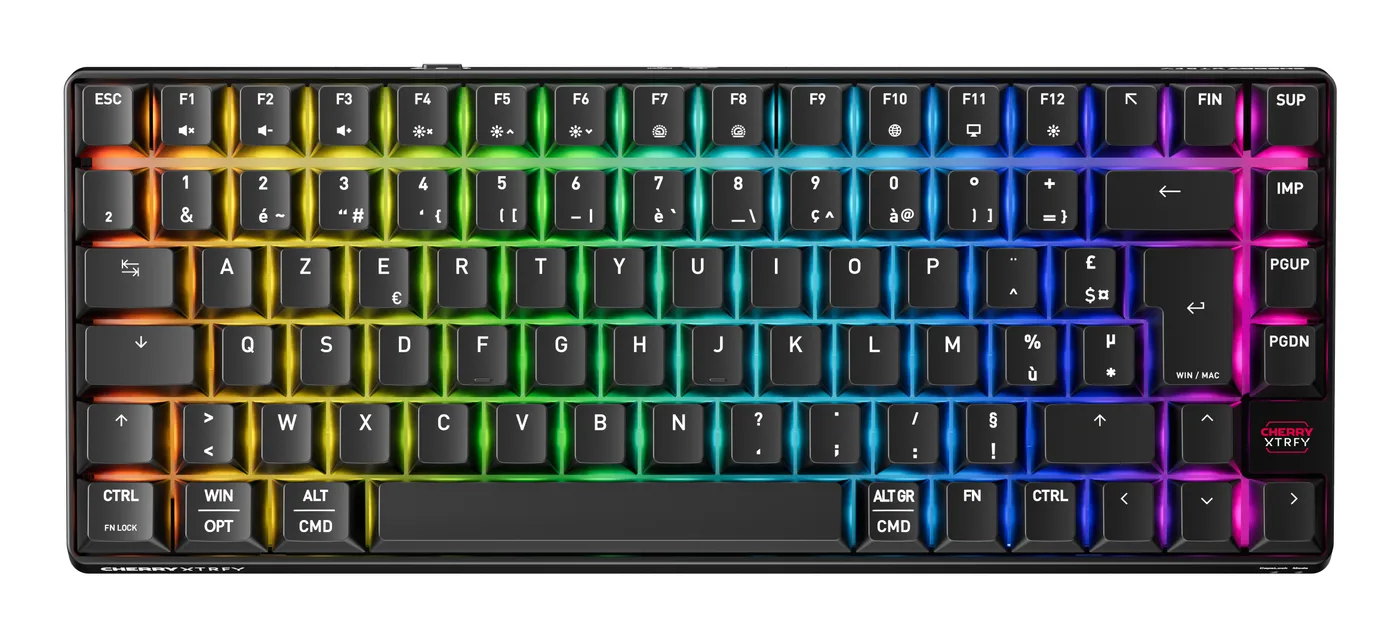 Cherry K33 COMPACT FS WIRELESS/KEYBOARD BLACK FRANCE — klawiatura