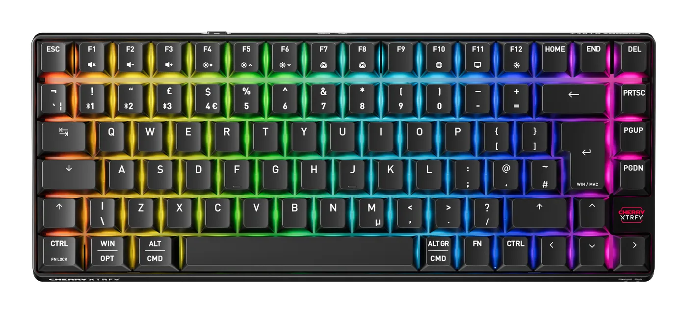Cherry K33 COMPACT FS WIRELESS/KEYBOARD BLACK UK-ENGLISH — klawiatura