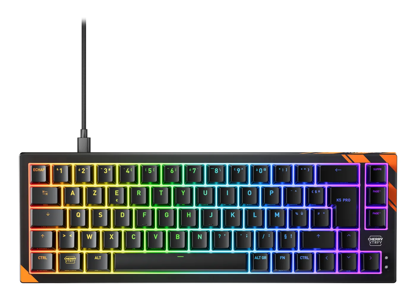 Cherry K5 PRO TMR COMPACT KEYBOARD/BLACK MAGNETIC SWITCH GAMING KBD — klawiatura