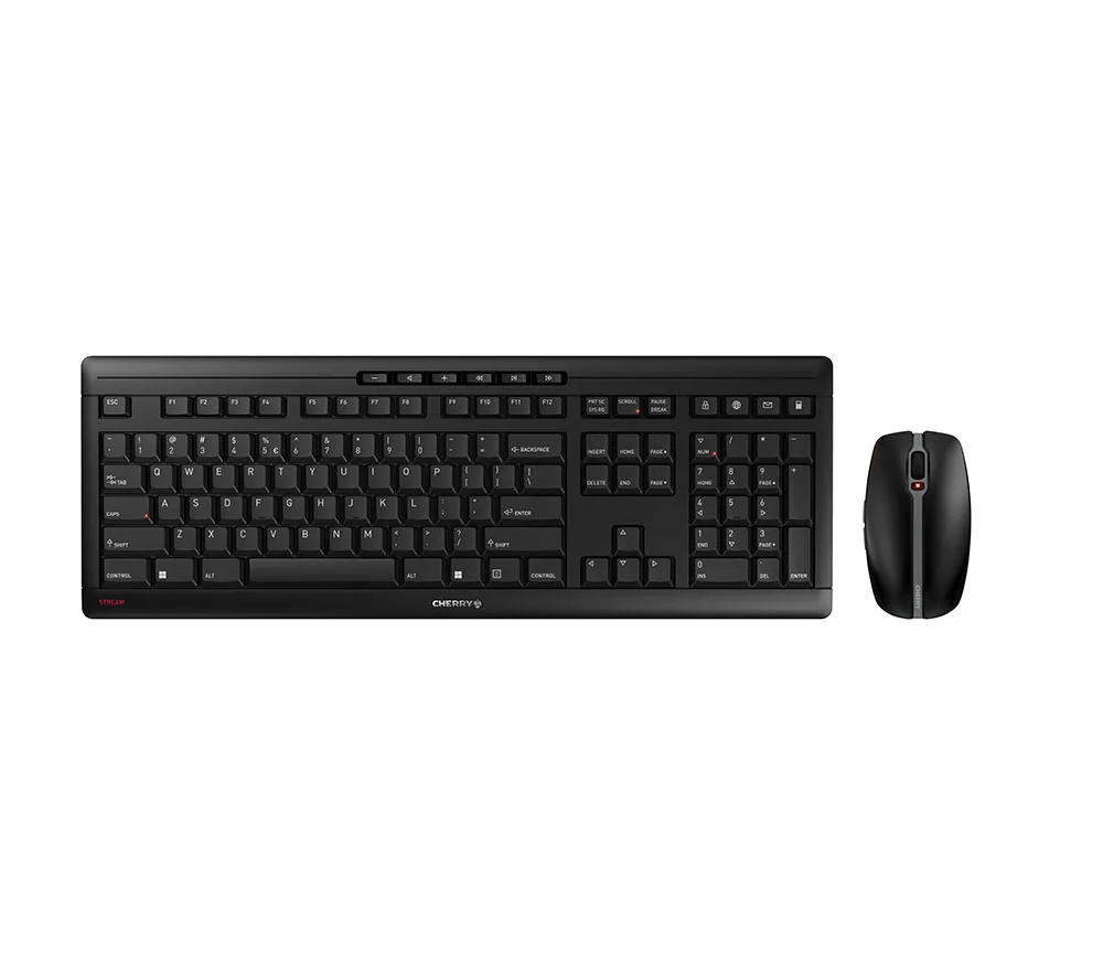 CHERRYSTREAMDESKTOPRECHARGEKEYB/OARD AND MOUSE SET — klawiatura
