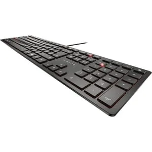 CHERRY KC 6000 SLIM BLACK/CORDED KEYBOARD USB FRENCH — klawiatura