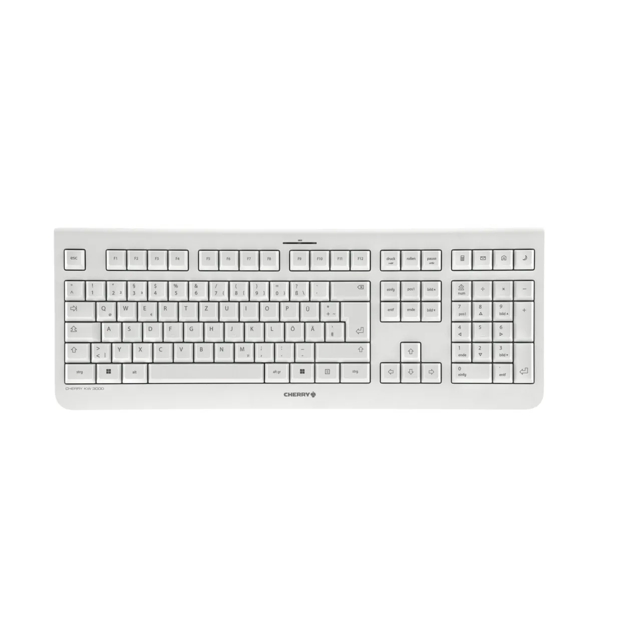 CHERRY KW 3000 KEYBOARD WIRELES/GERMANY USB WHITE — klawiatura