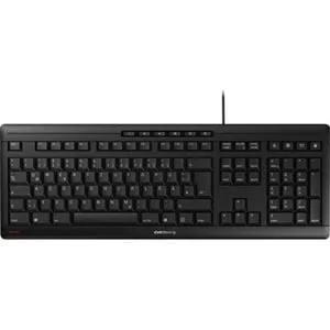CHERRY STREAM KEYBOARD SWISS/BLACK — klawiatura
