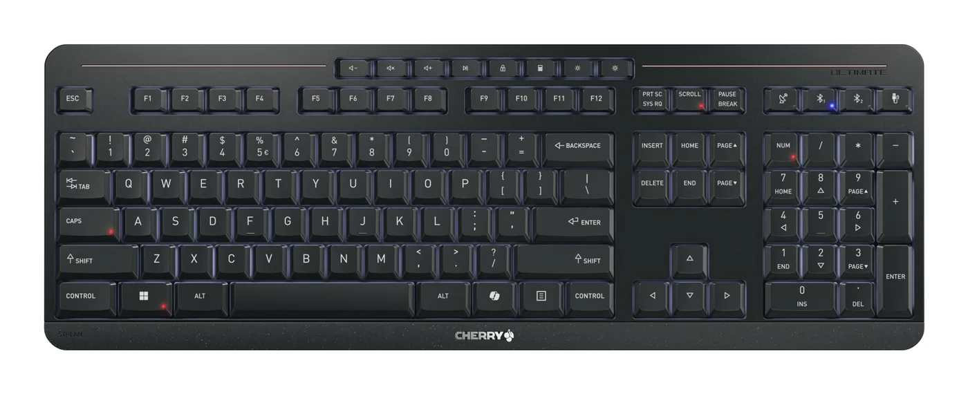 Cherry STREAM KEYBOARD ULTIMATE/MULTI-DEVICE KBD CORDED — klawiatura