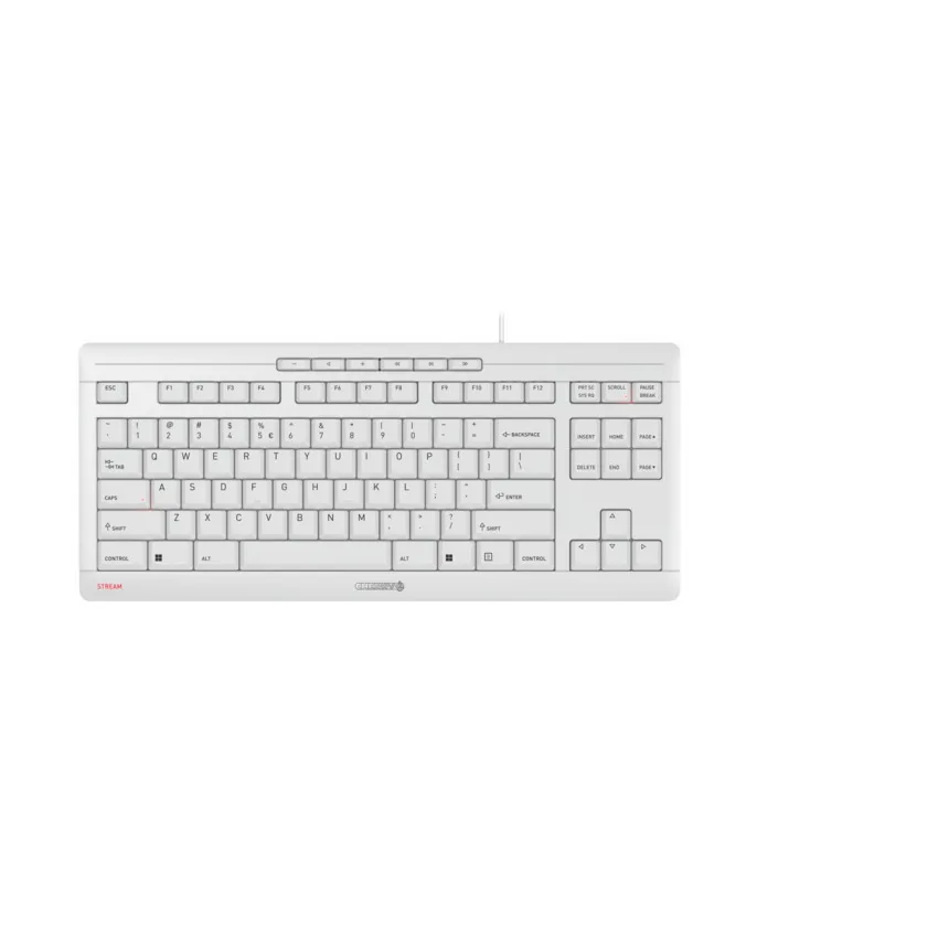 CHERRY STREAM KEYBOARD TKL/PALE GREY — klawiatura