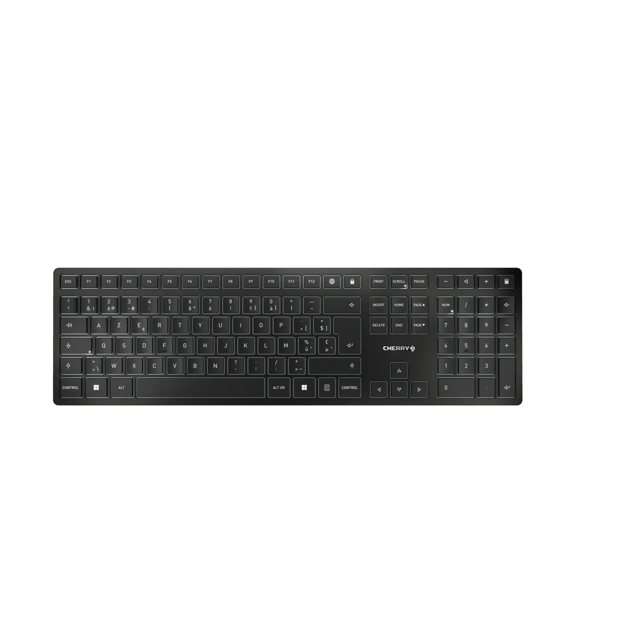 Cherry KW 9100 SLIM BE KEYBOARD/WIRELESS BLACK BELGIUM — klawiatura