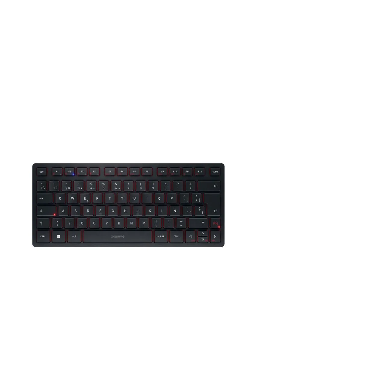 CHERRY KW 9200 MINI WIRELESS/KEYBOARD BLACK SPAIN — klawiatura