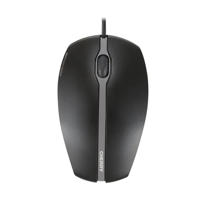 CHERRY GENTIX BLACK SILENT/CORDED MOUSE — mysz