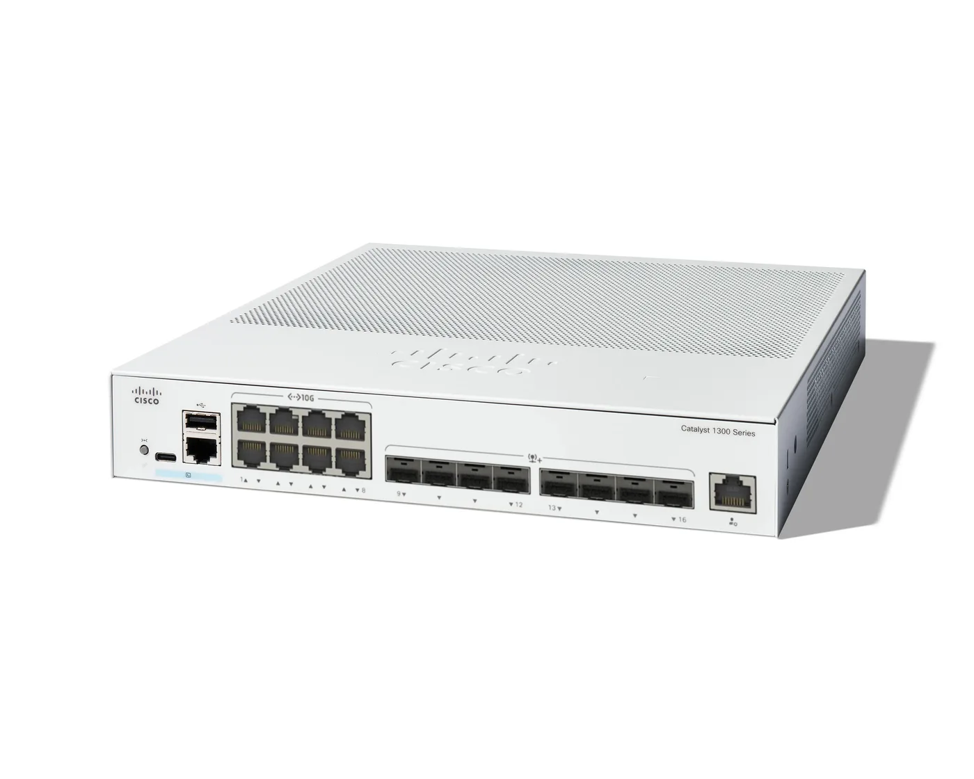 Cisco CATALYST 1300 8-PORT 10GE/8-PORT SFP+ — przełącznik LAN zarządzalny