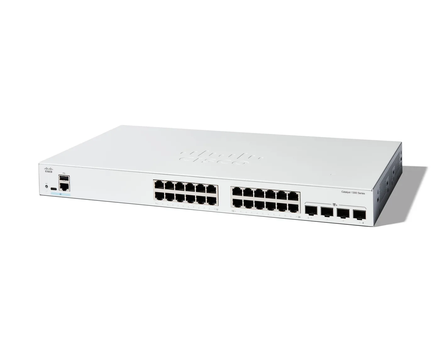 Cisco Catalyst 1300 24-port GE 4×10G/SFP+ — przełącznik LAN zarządzalny 24 portów