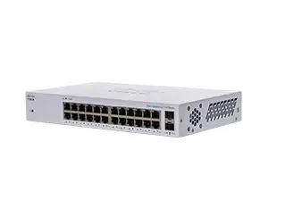 Cisco CBS110 Unmanaged 24-port GE, 2x1G SFP Shared — przełącznik LAN niezarządzalny 24 portów