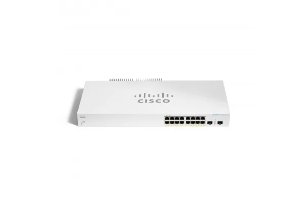 Cisco CBS220 SMART 16-PORT GE POE/2X1G SFP — przełącznik LAN zarządzalny 16 portów