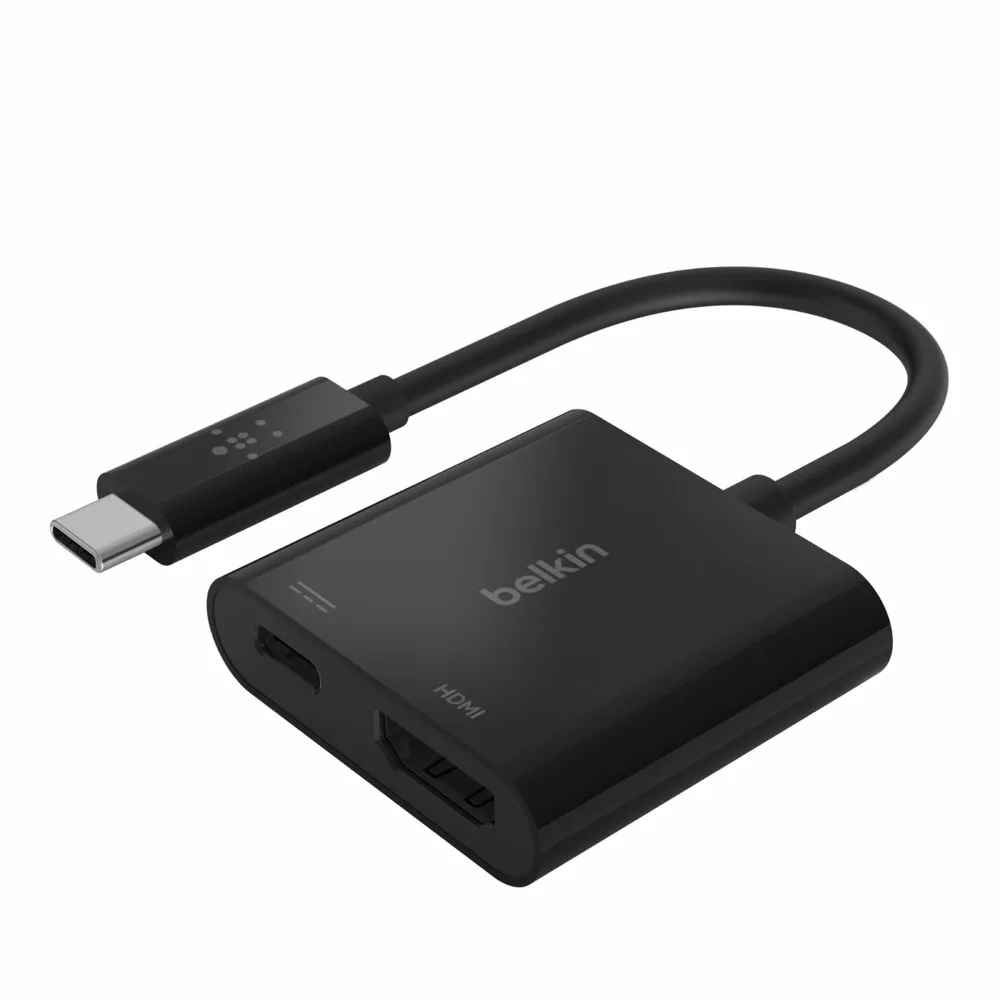 Belkin USB-C TO HDMI-ADAPTER 60W/PD BLACK — kabel HDMI