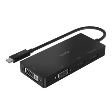 Belkin USB-C TO HDMI/VGA/DP/ADAPTER BLACK — kabel do monitora