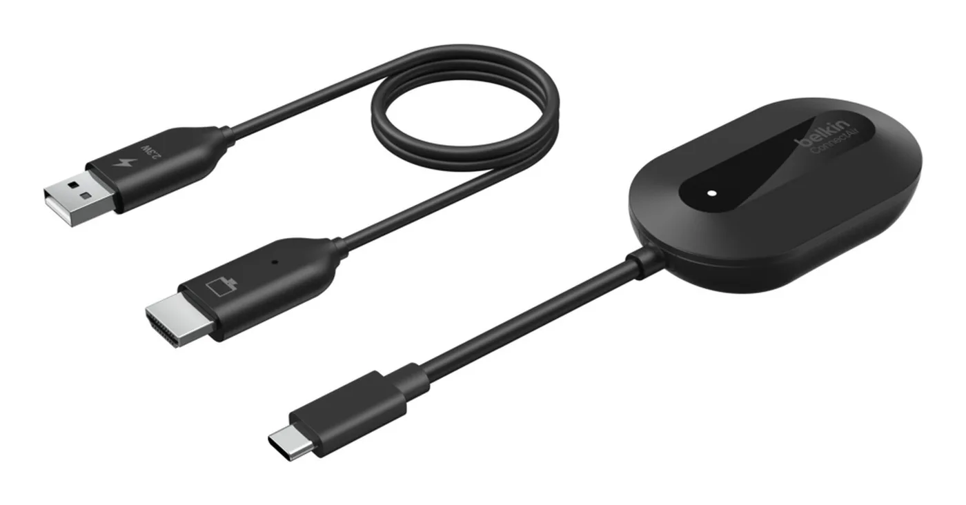 Belkin CONNECTAIR WIRELESS/HDMI DISPLAY ADAPTER — kabel do monitora 60 Hz