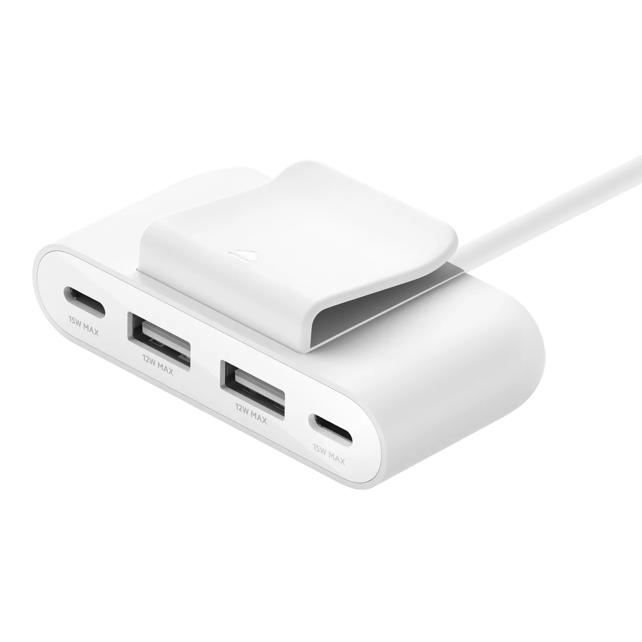 Belkin 4-PORT USB SPLITTER 2XUSB-C/2XUSB-A MAX. 30W 2M CABLE WHITE — kabel USB