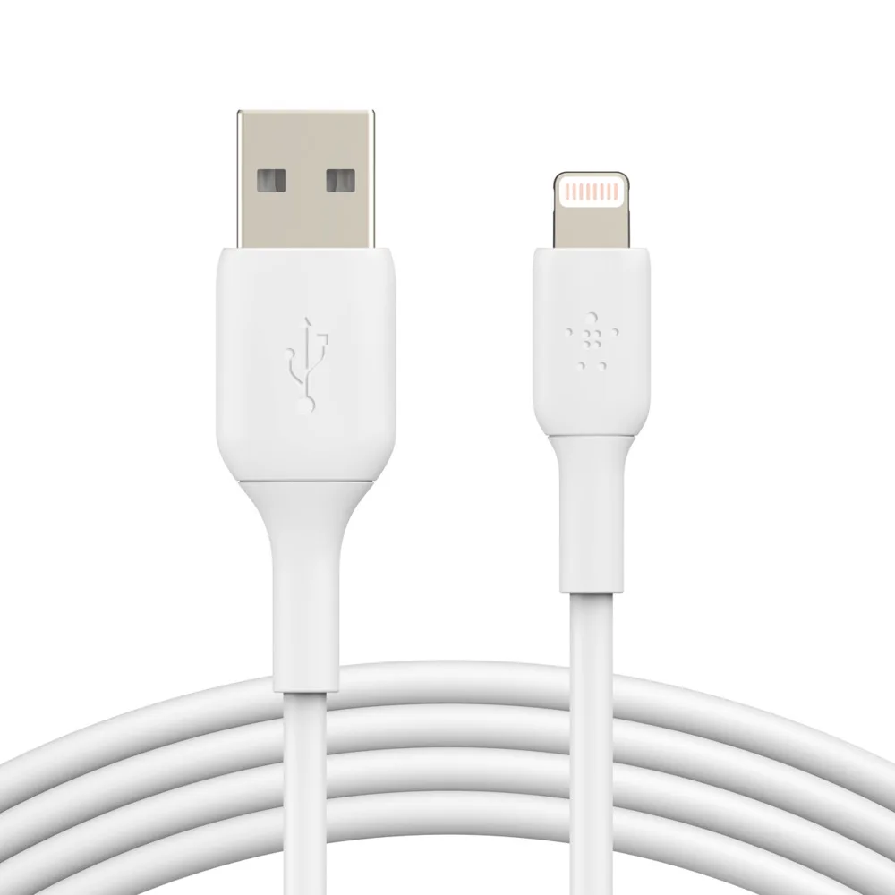 Belkin LIGHTNING BLADE/SYNC CABLE/PVC MFI 1M WHITE — kabel USB