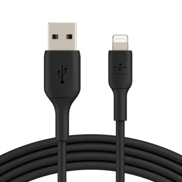 Belkin LIGHTNING BLADE/SYNC CABLE/PVC MFI 2M BLACK — kabel USB